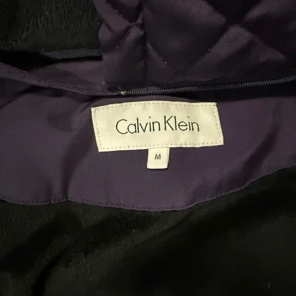 Calvin Klein Deep Purple Hooded Jacket - Picture 5 of 6
